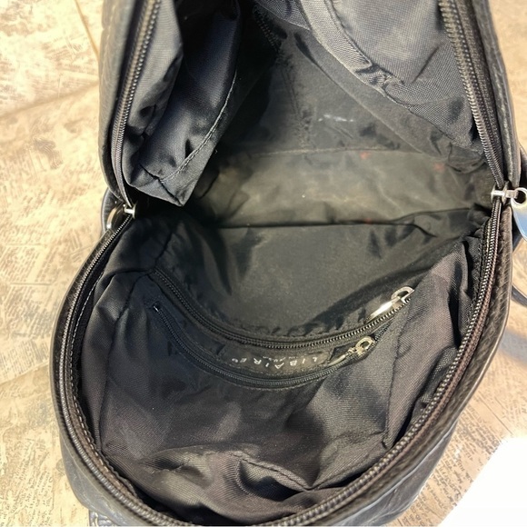Libaire Black Leather Backpack Made in the USA - Picture 7 of 11